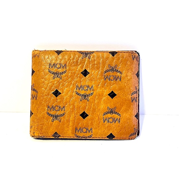 MCM Other - MCM Visetos Cognac Bifold Wallet
